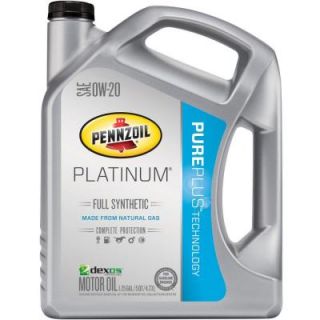 Pennzoil 160 fl. oz. 0W 20 Platinum Motor Oil 550038111