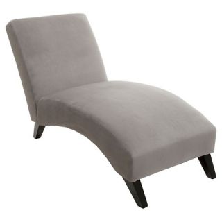 Finlay Fabric Chaise Lounge   Grey   Christopher Knight Home