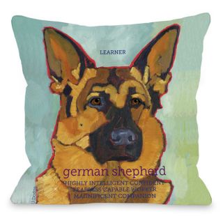 German Shepherd 1 Throw Pillow   15736383   Shopping