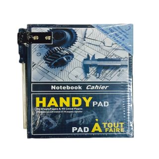 Bilingual Handyman Notebook in French and English