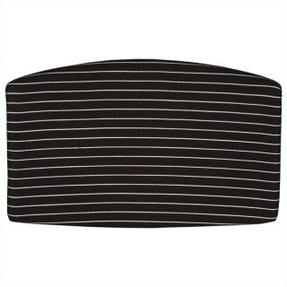 OFM Striped Back Cushion in White   412 WHITE