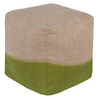 Itoku Dip Dyed Cube Pouf 18 x 18 x 18