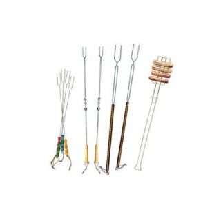 Hot Dog Marshmallow Cookout Forks, 9 Piece Set