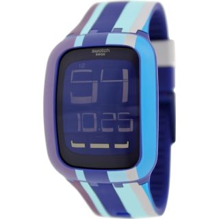 Swatch Mens Digital SURN103 Multicolor Silicone Swiss Quartz Watch