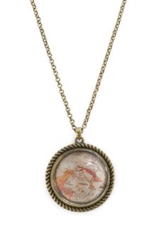 History in the Mapmaking Necklace  Mod Retro Vintage Necklaces