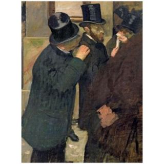 Trademark Fine Art 35 in. x 47 in. At the Stock Exchange, 1878 Canvas Art BL0251 C3547GG