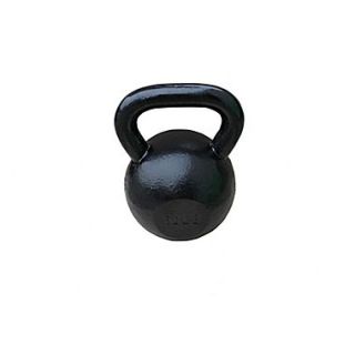 Sunny Health & Fitness 60 lbs Kettle Bell in Black