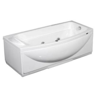 Aston MT601 L 5.6 ft. Whirlpool Tub in White with Left Drain MT601 L