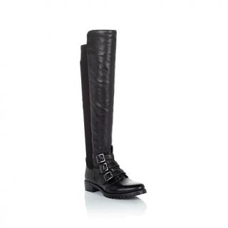 Vince Camuto "Jayce" Over the Knee Leather Moto Boot   7801525