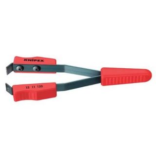 KNIPEX Wire Stripping Tweezers, 4 3/4" Overall Length, 5/8" Capacity 15 11 120