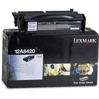 Lexmark 12A8420 Black Toner Cartridge