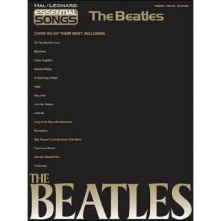 Hal Leonard Essential Songs The Beatles arranged for piano, vocal, and guitar (P/V/G)