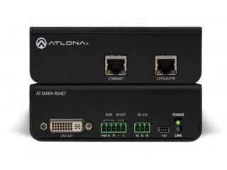 Atlona   DVIRX RSNET   HDBaseT RX DVI Box w/Ethernet, RS 232, and IR