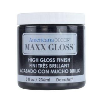 DecoArt Americana Decor Maxx Gloss 8 oz. Patent Leather Paint ADMG20 98