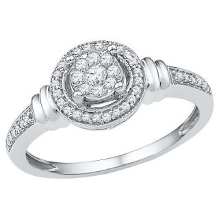 CT. T.W. Round Diamond Prong and Miracle Set Fashion Ring in 10K