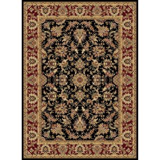 Concord Global Cyrus Black Rectangular Indoor Woven Oriental Area Rug (Common: 9 x 12; Actual: 105 in W x 148 in L x 8.75 ft Dia)