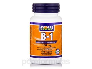 B 1 100 mg   100 Tablets by NOW