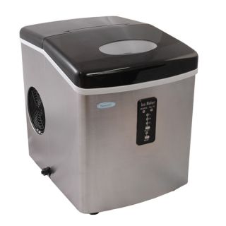 NewAir Appliances Stainless Steel Portable Ice Maker   14866536