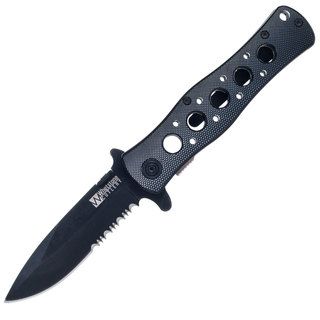 The Enforcer Black SS Pocket Knife with Clip   11553222  