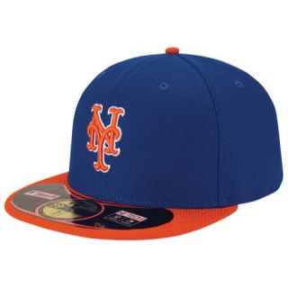 New Era MLB 59Fifty Diamond Era BP Cap   Mens   Baseball   Accessories   New York Mets   Blue