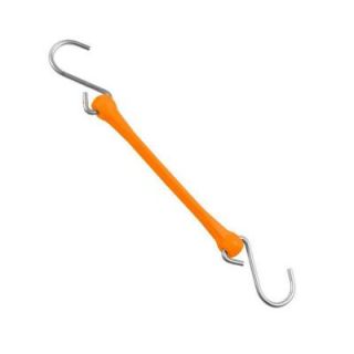 The Perfect Bungee 7 in. Polyurethane Bungee Strap with Galvanized S Hooks (Overall Length: 12 in.) B12NG