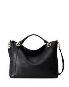 Gucci Miss GG Medium Tote Bag, Black