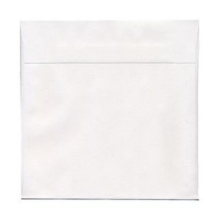 JAM Paper 10 x 10 Square Envelopes w/Gum Closure, White, 100/Pack