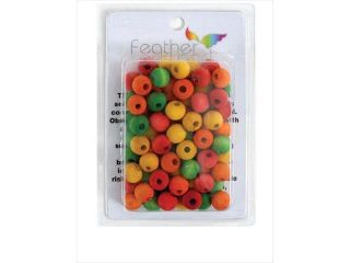 Caitec 557 1/2 in. Wood Beads   Pack of 75