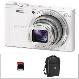 Sony Cyber shot DSC WX350 Digital Camera Basic Kit (White)