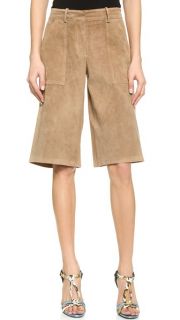 Theory Classic Suede Gera Shorts