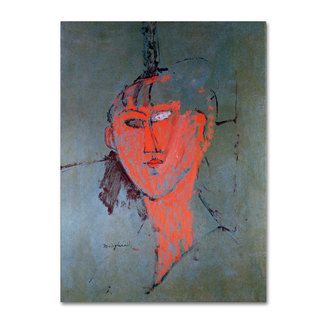 Amadeo Modigliani The Red Head 1915 Canvas Art   15743932