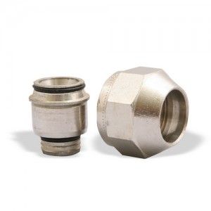 Uponor Wirsbo D4120750 3/4" MultiCor Fitting Assembly, R25 thread, (Not for TruFlow manifolds)