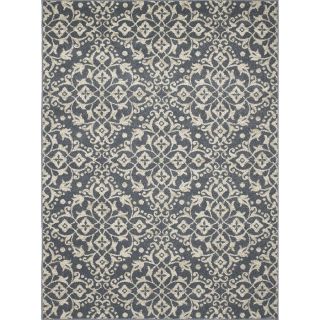 Concord Global Manhattan Blue Rectangular Indoor Woven Area Rug (Common: 7 x 10; Actual: 79 in W x 114 in L x 6.58 ft Dia)