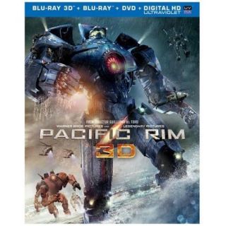 Pacific Rim (3D Blu ray + Blu ray + DVD + Digital HD) (With INSTAWATCH) (Widescreen)