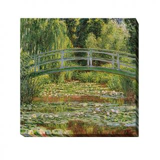 Claude Monet "Japanese Footbridge" Gallery Wrapped Giclee Canvas Wall Art   Large   8019722