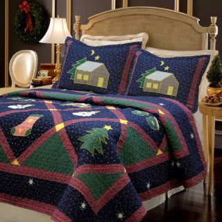 Greenland Home Fashions Colorado Cabin Cotton Patchwork 3 Piece Quilt