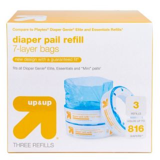 up & up™ Pail Liners   3pk   816 ct total