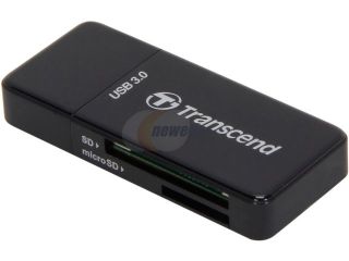 Transcend TS RDF5K USB 3.0 Support SDHC (UHS I), SDXC (UHS I), microSD, microSDHC (UHS I), and microSDXC (UHS I) Flash Card Reader