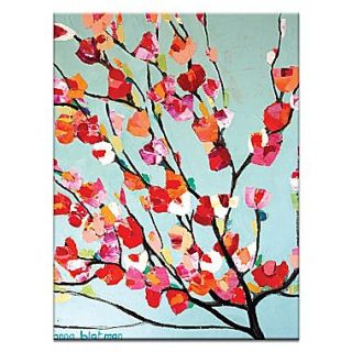 Artist Lane Magnolia Bloom by Anna Blatman Painting Print on Wrapped Canvas