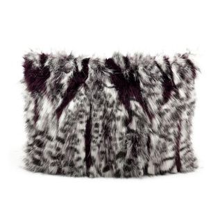 Nourison Mina Victory 12 x 18 inch Faux Fur Throw Pillow  