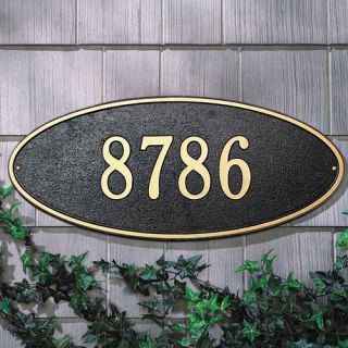 Madison Estate Address Plaque