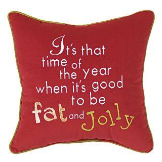 Phrase Its That Time of Year Throw Pillow by Eastern Accents