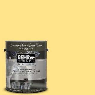 BEHR Premium Plus Ultra 1 gal. #P300 5 Upbeat Semi Gloss Enamel Interior Paint 375401