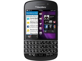 Refurbished: BlackBerry Q10 16GB 4G LTE Black Verizon/Unlocked GSM Certified Cell Phone Certified Refurbished 3.1" 2GB RAM