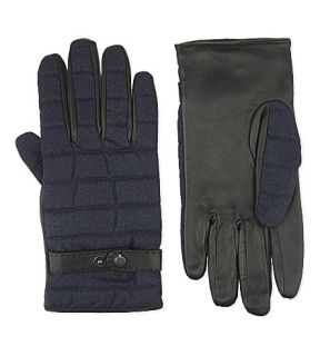 TED BAKER   Fabric and leather gloves