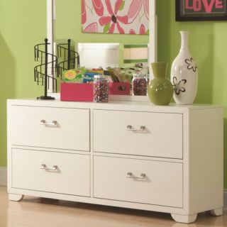 Smart Solutions 4 Drawer Double Dresser by American Woodcrafters