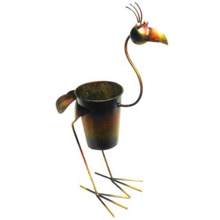Iron Standing Rooster Planter Decor (Indonesia)