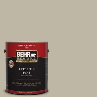 BEHR Premium Plus 1 gal. #780D 4 Koala Bear Flat Exterior Paint 440001