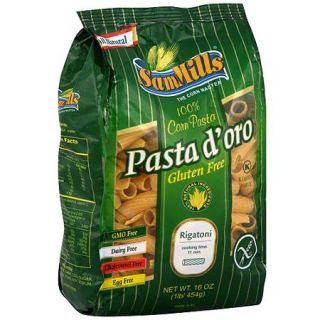 Sam Mills D'oro Rigatoni Corn Pasta, 16 oz (Pack of 6)