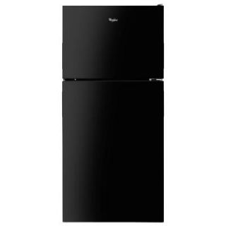 Whirlpool 18.24 cu. ft. Top Freezer Refrigerator in Black WRT348FMEB